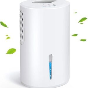 White Compact Dehumidifier with Water Window